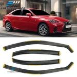 For 14-20 Lexus IS200T IS250 IS300 IS350 In-channel Window Visor Rain Shade. Fixed Price $45.99.