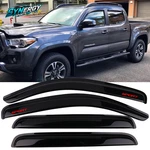 Window Visor 4PCS For 16-23 Toyota Tacoma Crew Cab Smoke Acrylic Rain Deflectors. Fixed Price $41.99.