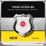 Genuine 05-12 Toyota Avalon Roof Drip Side Finish Moulding Left 75556-AC020-B0. Fixed Price $70.49.