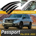 Fits Honda Passport 2018-22 Window Visors Vent Sun Rain Guards Deflectors. Fixed Price $45.99.