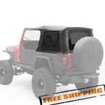 Smittybilt Replacement Soft Top W/ Tinted Windows For 1987-1995 Jeep Wrangler Yj. Fixed Price $235.46.