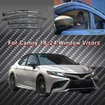 Fit Toyota Camry 2018-24 Sun Guard Rain Vent Window Visor Shade Deflector. Fixed Price $34.99.