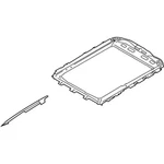Genuine Ford Sunroof Frame FL3Z-16502C22-F. Fixed Price $1634.67.