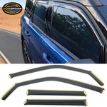 In-channel Window Visors Fit 21-26 Ford Bronco Rain Sun Guard Vent Deflectors Pc. Fixed Price $39.99.