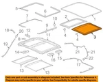 Gm Oem 16-20 CT6 Sunroof-rear Glass 84528723. Fixed Price $777.78.