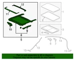 New Genuine Nissan Rail Complete-sunroof 913063TA1A / 91306-3TA1A Oem. Fixed Price $1254.30.