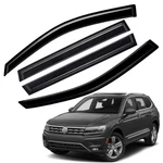 For 2009-2017 Volkswagen Tiguan Tape-on Smoke Sun Rain Guard Window Vent Visor. Fixed Price $42.97.