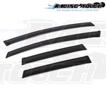 Dark Smoke Outside Mount Window Visor Rain Guard 4PCS For Honda Fit 2009-2014. Fixed Price $39.04.