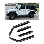 For 2018-2025 Jeep Wrangler Jl In-channel Rain Guards Window Visors Vent Shade. Fixed Price $32.99.