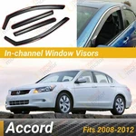 For Honda Accord 2008-2012 In-channel Vent Window Visor Rain Guard Deflectors. Fixed Price $49.39.