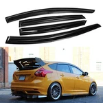 2012-18 Ford Focus Hatchback Window Visor Rain Guards Shade Deflectors. Fixed Price $25.75.