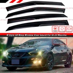 For 2016-23 Nissan Maxima Style 3D Wavy Jdm Window Visor Rain Guard Deflector. Fixed Price $29.99.