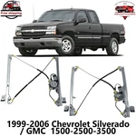 Front Window Regulator With Motor Lh & Rh For 1999-2006 Chevrolet Silverado 1500. Fixed Price $208.18.