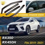 Fits Lexus RX350 450H 2017-2022 In-channel Vent Window Visors Guard Deflectors. Fixed Price $59.99.