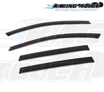 Dark Smoke Outside Mount Window Visor Rain Guard 4PCS For Volvo XC70 2003-2007. Fixed Price $44.45.