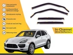 Wind Deflectors Channel For Porsche Cayenne 2010-2017 Sun Visors Rain Guard. Fixed Price $118.10.