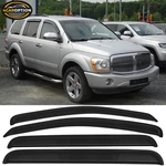 Fits 04-10 Dodge Durango Sedan Window Visors Rain Sun Guard Vent 4PC Set. Fixed Price $27.99.
