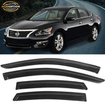 Fits 13-18 Nissan Altima Sedan Window Visors Rain Sun Guard Vent 4 Pieces Set. Fixed Price $25.02.