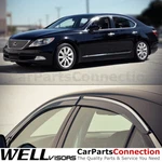 Wellvisors Window 07-17 For Lexus LS460 Side Deflectors Chrome. Fixed Price $88.99.