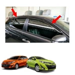 Visor Wind Deflector Weather Guard Black Fits Toyota Yaris Hatchback 5 Dr 17 18. Fixed Price $144.78.