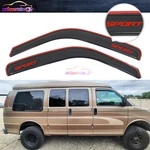 For 96-24 Chevy Express Gmc Savana 1500/2500/3500 In-channel Window Visor Guard. Fixed Price $46.99.