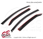 Black Tinted Out-channel Vent Visor Deflector 4PCS For 07-12 Toyota Yaris Sedan. Fixed Price $79.95.