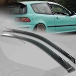 For 1992-1995 Honda Civic Coupe Hatchback Guard Sun Rain Shade Door Window Visor. Fixed Price $29.99.