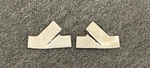 1956-58 Corvette Hard Top Lh & Rh Side "y" Molding Set-stainless Steel-new. Fixed Price $67.95.