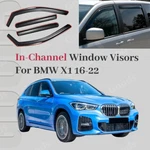 In-channel Vent Window Rain Visors Sun Guard Shade Deflectors For Bmw X1 2016-22. Fixed Price $48.89.