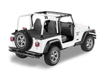 Bestop 90020-15 Duster Deck Cover Jeep Custom Fit, Weatherproof, No Drill, Black. Fixed Price $206.89.