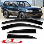 Windows Vent Sun Visors Guard Deflector For 1992-1997 Toyota Land Cruiser J80. Fixed Price $48.00.