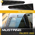 Ford Shelby Mustang 2015-2021 Matte Black Sunshade Rear Window Louver. Fixed Price $89.99.