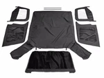 Rampage Black Diamond Sail Cloth Fabric Factory Soft Top For 97-06 Jeep Wrangler. Fixed Price $490.65.