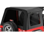 Bestop Sunrider Soft Three Rear Tinted Windows For 1997-2006 Jeep Wrangler. Fixed Price $265.00.