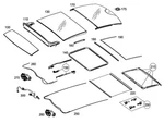 Mercedes Panoramic Roof Center Sun Glass 246-780-04-00. Fixed Price $395.00.