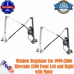 Front Left And Right Side With Motor Window Regulator For 99-2006 Silverado 1500. Fixed Price $68.85.