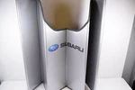 Genuine Subaru Silver & Gray Sunshade Factory Oem #SOA3991720 W/vinyl Cover. Fixed Price $65.00.