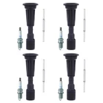 Ngk Laser Iridium Spark Plugs & Denso Coil Boots Kit For Mazda 2 1.5L L4 11-14. Fixed Price $100.95.