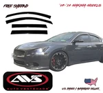 2009-2014 Nissan Maxima Avs Window Vent Visors Rain Dust Guard Deflector 4PC.. Fixed Price $112.78.