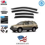 Ig Window Visors Fit For 1999-2003 Lexus RX300 RX350, Out-channel Rain Guards.... Fixed Price $48.79.