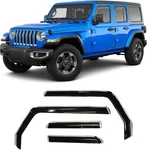 In-channel Window Visors Deflectors Rain Guards For Jeep Wrangler Jl 2018-2026. Fixed Price $58.30.