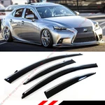 For 2014-20 Lexus IS250 IS350 IS200T Vip Style Clip On Smoke Tinted Window Visor. Fixed Price $52.99.