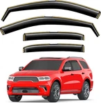 In-channel Window Rain Guards Fit For 2011-2025 Dodge Durango, Black. Fixed Price $75.98.