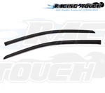 Dark Smoke Outside Mount Window Visor Rain Guard 2PCS For Honda Civic 2002-05. Fixed Price $34.96.