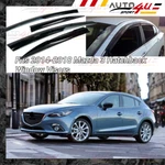 For Mazda 3 Sedan 2014-2018 Mugen Style Window Vent Visor Rain Guard Deflector. Fixed Price $29.99.
