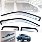 Wind Deflector Rain Visor Silver For Isuzu Dmax D-max Holden Rodeo 2002-2006. Fixed Price $107.42.