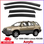 Ig Window Visors Fit For 1999-2003 Lexus RX300 RX350 Out-channel Rain Guards New. Fixed Price $41.87.