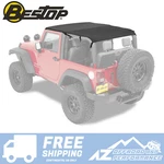 Bestop Bikini Safari Version Black Diamond Fits 10-18 Jeep Wrangler Jk 2 Door. Fixed Price $249.99.