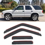 Fits 95-05 Gmc Jimmy Chevy Blazer 4DR In-channel Window Visors Acrylic Deflector. Fixed Price $29.99.