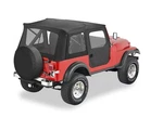 Bestop Supertop Classic Squareback Soft Black Fits 1976 1983 Jeep CJ5. Fixed Price $1299.99.